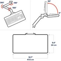 ERGOTRON LX PRO Tastaturarm für die Wand