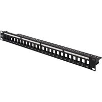 DIGITUS Patchpanel 1HE 24-Port Rackmount Modular geschirmt