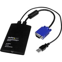 Startech USB Crash Cart Adapter - File Transfer & Video - Portable Server Room Laptop to KVM Console Crash Cart (NOTECONS02) - KVM switch - 1 ports