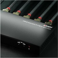 Lindy HDMI 4x1 Multi-View Switch - video/audio switch - 4 ports