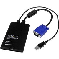 StarTech.com USB Crash Cart Adapter - File Transfer & Video - Portable Server Room Laptop to KVM Console Crash Cart (NOTECONS02) - KVM switch - 1 ports