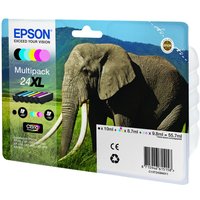 Epson 24XL Multipack - 6-pack - XL - black, yellow, cyan, magenta, light magenta, light cyan - original - ink cartridge