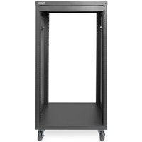 DIGITUS Universal 19-Zoll Equipment Rack mit Rollen, 21HE