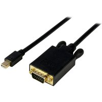 StarTech.com 15 ft DisplayPort to VGA Adapter Cable - DP to VGA Video Converter - Active DisplayPort to VGA Cable for PC 1920x1200 - Black (DP2VGAMM15B) - DisplayPort cable - 4.57 m
