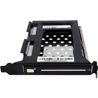 Startech 2.5in SATA Removable Hard Drive Bay for PC Expansion Slot - Storage bay adapter - black - S25SLOTR - storage bay adapter