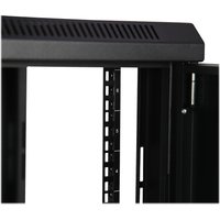 Startech 2 Post 6U 19" Wall Mount Network Cabinet, 15" Deep Locking IT Switch Depth Enclosure, Vented Computer/Electronics Equipment Data Rack with Shelf & Hook & Loop Tape /Assembled - 19 Inch Wall Cabinet (RK616WALM) - rack enclosure cabinet - 6U