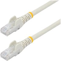 StarTech.com 1m CAT6 Ethernet Cable, 10 Gigabit Snagless RJ45 650MHz 100W PoE Patch Cord, CAT 6 10GbE UTP Network Cable w/Strain Relief, White, Fluke Tested/Wiring is UL Certified/TIA - Category 6 - 24AWG (N6PATC1MWH) - patch cable - 1 m - white