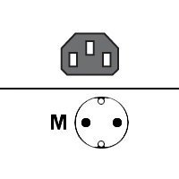 Lenovo - power cable - power CEE 7/7 to power IEC 60320 C13 - 2.8 m