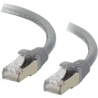 C2G Cat6a Booted Shielded (STP) Network Patch Cable - patch cable - 1 m - grey