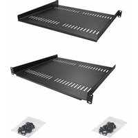STARTECH 2er-Pack 1HE Rack Fachboden