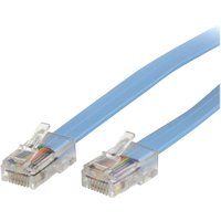 StarTech.com Cisco Console Rollover Cable - RJ45 Ethernet - Network cable - RJ-45 (M) to RJ-45 (M) - 6 ft - molded, flat - blue - ROLLOVERMM6 - network cable - 1.8 m - blue
