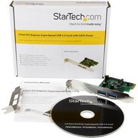 StarTech.com 2 Port PCI Express (PCIe) SuperSpeed USB 3.0 Card Adapter with UASP - SATA Power - Dual Port USB 3 PCIe Controller (PEXUSB3S24) - USB adapter - PCIe - USB 3.0 x 2