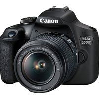 Canon EOS 2000D + EF-S 18-55mm IS II SLR Camera Kit 24.1 MP CMOS 6000