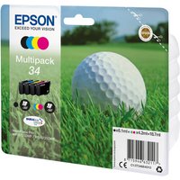 Epson 34 - 4-pack - black, yellow, cyan, magenta - original - ink cartridge