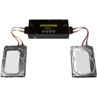 StarTech 1:1 Hard Drive Duplicator and Eraser for 2.5"/ 3.5" SATA (I/II/III) & SAS (I/II) HDD SSD - LCD & RS-232 - Cloner & Wiper (SATSASDUPE11) - solid state / hard drive duplicator