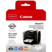 Canon PGI-2500 BK/C/M/Y Multipack - 4-pack - black, yellow, cyan, magenta - original - ink tank