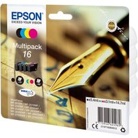 Epson 16 Multipack - 4-pack - black, yellow, cyan, magenta - original - ink cartridge