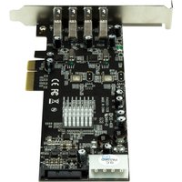 Startech 4-Port USB 3.0 PCI Express Card Adapter - PCIe SuperSpeed USB 3.0 Expansion Card w/ 2 Dedicated 5Gbps Channels (PEXUSB3S42V) - USB adapter - PCIe x4 - USB 3.0 x 4