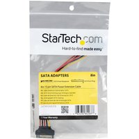 StarTech.com 8in 15 pin SATA Power Extension Cable - 8 SATA power Extension Cable - 8 SATA power Extension cord - power extension cable - SATA power to SATA power - 20.3 cm
