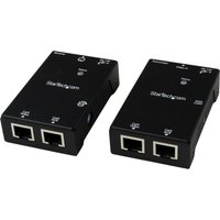 Startech HDMI Over CAT5e / CAT6 Extender with Power Over Cable - 165 ft (50m) HDMI Video/Audio Over Dual Ethernet Cable Extender (ST121SHD50) - video/audio extender