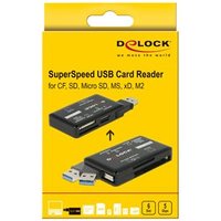 DELOCK USB 5Gbps Card Reader CF/SD/Micro SD/MS/M2/xD