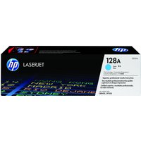 HP 128A - cyan - original - LaserJet - toner cartridge (CE321A)