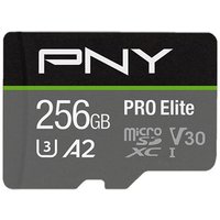 SD MicroSD XC Card 256GB PNY Pro Elite R100MB/s W90MB/s reta