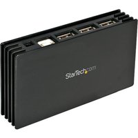StarTech.com 7 Port USB 2.0 Hub – Portable and Compact – Bus Powered USB 2.0 Extender – USB Multiport Expander (ST7202USB) - hub - 7 ports