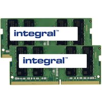Integral - DDR4 - kit - 32 GB: 2 x 16 GB - SO-DIMM 260-pin - 3200 MHz / PC4-25600 - unbuffered