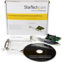 Startech 2 Port PCI Express (PCIe) SuperSpeed USB 3.0 Card Adapter with UASP - SATA Power - Dual Port USB 3 PCIe Controller (PEXUSB3S24) - USB adapter - PCI Express x1 - USB 3.0 x 2