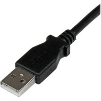 StarTech.com 2m USB 2.0 A to Right Angle B Cable Cord - 2 m USB Printer Cable - Right Angle USB B Cable - 1x USB A (M), 1x USB B (M) (USBAB2MR) - USB cable - USB Type B to USB - 2 m