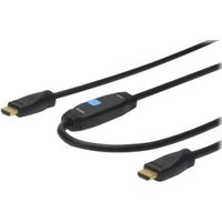 DIGITUS HDMI Anschlusskabel Ethernet,Verstärker,10m,schwarz