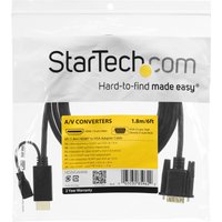 StarTech.com HDMI to VGA Cable - 3 ft / 1m - 1080p - 1920 x 1200 - Active HDMI Cable - Monitor Cable - Computer Cable (HD2VGAMM3) - adapter cable - HDMI / VGA - 1 m