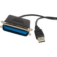 StarTech.com 10 ft USB to Parallel Printer Adapter - M/M - USB to ieee 1284 - USB to centronics - USB to Parallel Cable (ICUSB128410) - parallel adapter - USB 2.0 - IEEE 1284