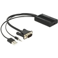 DELOCK Adapter VGA + Audio zu HDMI Kabel