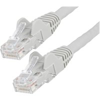 StarTech.com 3m LSZH CAT6 Ethernet Cable, 10 Gigabit Snagless RJ45 100W PoE Network Patch Cord with Strain Relief, CAT 6 10GbE UTP, Grey, Individually Tested/ETL, Low Smoke Zero Halogen - Category 6 - 24AWG (N6LPATCH3MGR) - patch cable - 3 m - grey