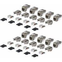 STARTECH Shielded Cat6a Keystone Jack