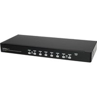 StarTech.com 8 Port 1U Rackmount USB KVM Switch Kit with OSD and Cables - Rack mount KVM - VGA KVM Switch - 8 Port KVM Switch (SV831DUSBUK) - KVM switch - 8 ports - rack-mountable