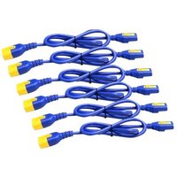 APC Power Cord Kit 6EA C13-C14 1.8m Blue