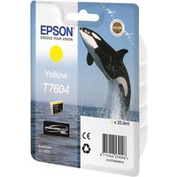 Epson T7604 - yellow - original - ink cartridge