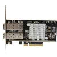 StarTech.com 10G Network Card - 2x 10G Open SFP+ Multimode LC Fiber Connector - Intel 82599 Chip - Gigabit Ethernet Card (PEX20000SFPI) - network adapter - PCIe 2.0 x8