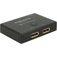 DELOCK Umschalter Displayport 2-1 bidirektional 4K 60Hz