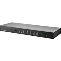 StarTech.com 4x4 HDMI Matrix Switch with Audio and Ethernet Control - 4K 60Hz Video - Rack Mount HDMI 2.0 Splitter with Remote (VS424HD4K60) - video/audio switch - 4 ports