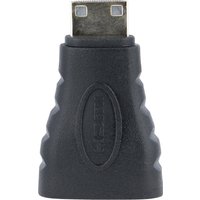 Startech Mini HDMI to HDMI Adapter, 4K High Speed HDMI Adapter, 4K 30Hz Ultra HD High Speed HDMI Adapter, HDMI 1.4, Gold Plated Connectors, UHD Mini HDMI Adapter 4K, Black - Mini HDMI to HDMI Converter - HDMI adapter