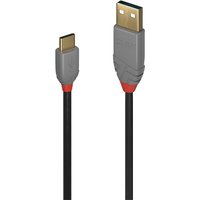 Lindy Anthra Line - USB-C cable - 24 pin USB-C to USB Type A - 1 m
