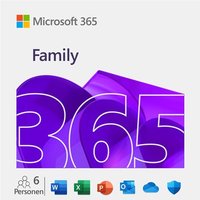 Microsoft 365 Family - subscription licence (1 year) - up to 6 users