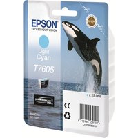 Click to view product details and reviews for Epson T7605 Light Cyan Original Ink Cartridge. Click to view product details and reviews for Epson T7605 Light Cyan Original Ink Cartridge.
