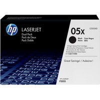 HP 05X - 2-pack - High Yield - black - original - LaserJet - toner cartridge (CE505XD)