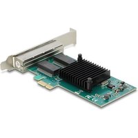 DELOCK PCI Express x1 Karte 4x RJ45 i350