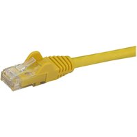 StarTech.com 2m CAT6 Ethernet Cable, 10 Gigabit Snagless RJ45 650MHz 100W PoE Patch Cord, CAT 6 10GbE UTP Network Cable w/Strain Relief, Yellow, Fluke Tested/Wiring is UL Certified/TIA - Category 6 - 24AWG (N6PATC2MYL) - patch cable - 2 m - yellow